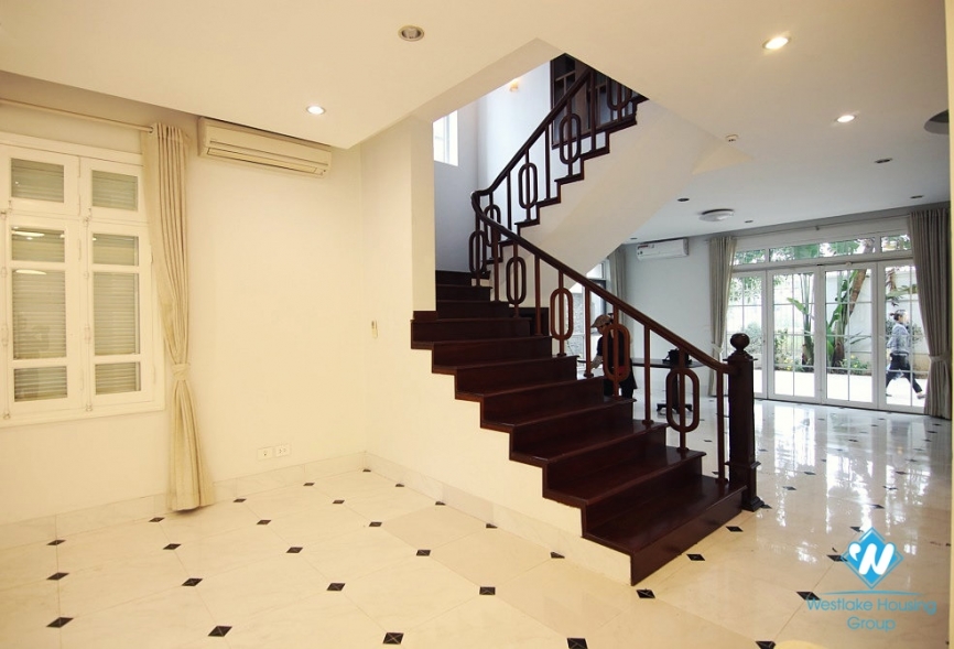 High quality and spacious house for rent in Ciputra, Tay Ho, Hanoi - Unfurnished